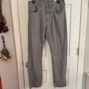 Old Navy Men's Straight Jeans in Gray